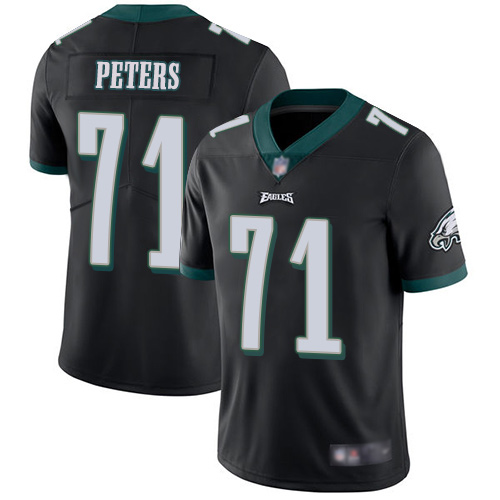 Men Philadelphia Eagles #71 Jason Peters Black Alternate Vapor Untouchable NFL Jersey Limited Player Football 1->nfl t-shirts->Sports Accessory
